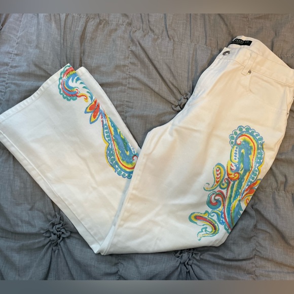 Lauren Ralph Lauren Denim - NWOT Lauren Ralph Lauren Paisley Boot Cut Jeans